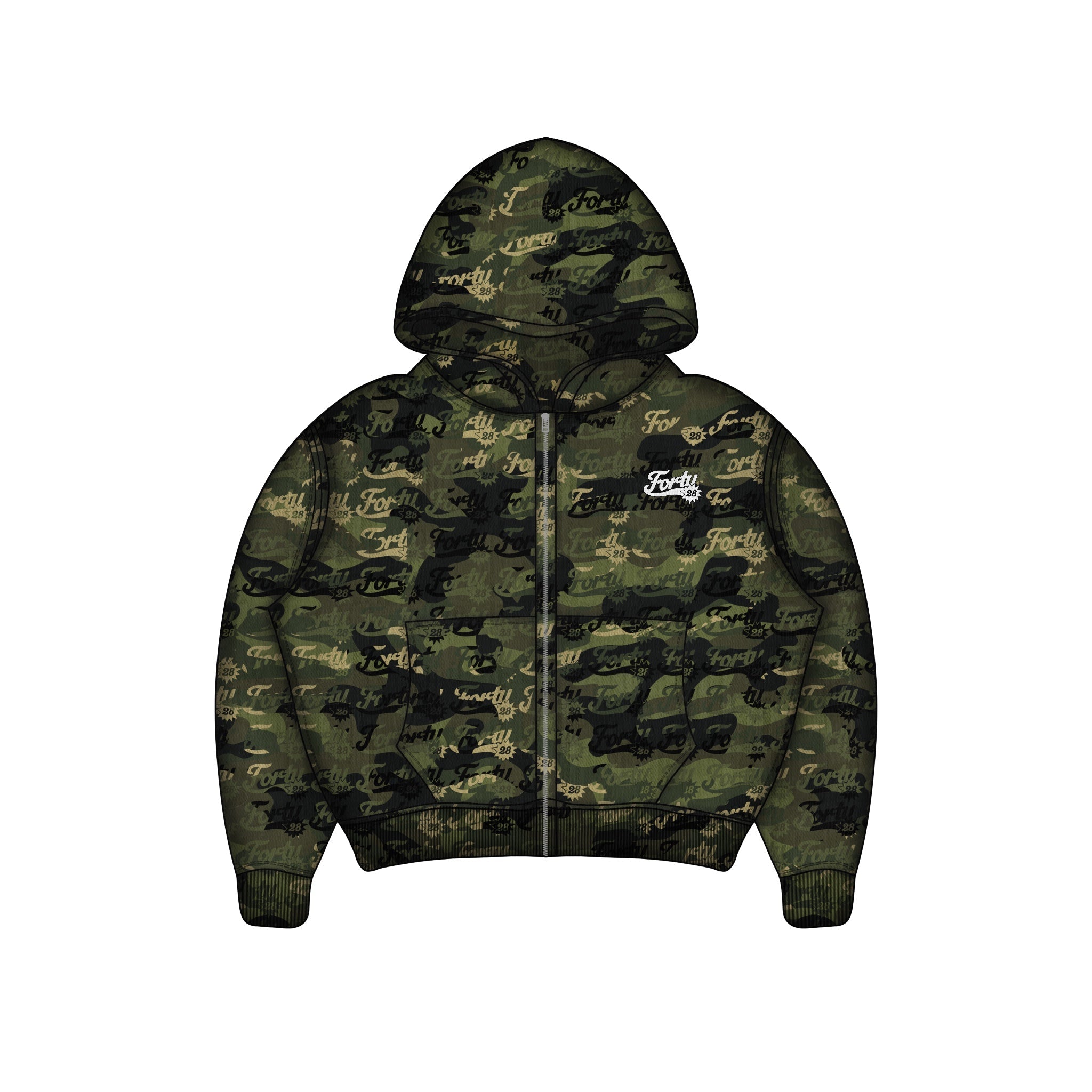 4028 CAMO HOODIE