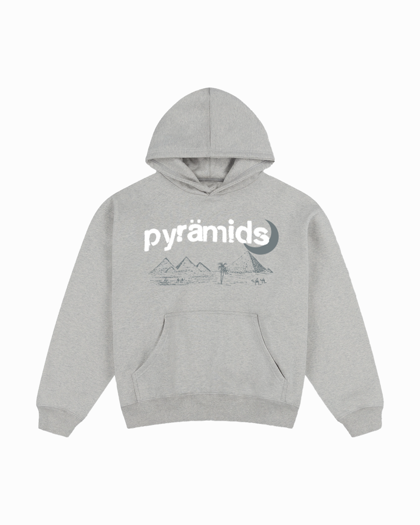 PYRAMIDS HOODIE - GREY